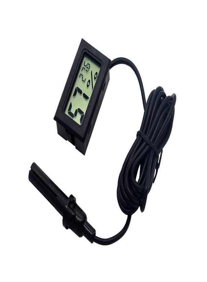 DHRUVPRO Mini LCD Digital Thermometer Hygrometer Temperature Indoor Convenient Humidity Sensor Instruments Cable - Image 2